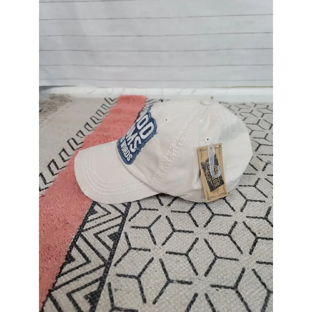 GOOD MOMS SAY BAD WORDS VINTAGE STYLE BASEBALL HAT IN STONE, ONE SIZE